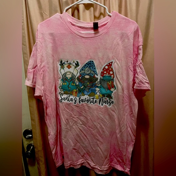 Santa’s Favorite Nurse tee - Picture 1 of 1